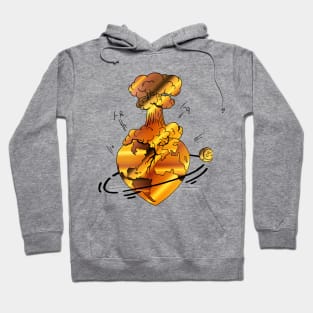 Gold Atomic Heart Hoodie